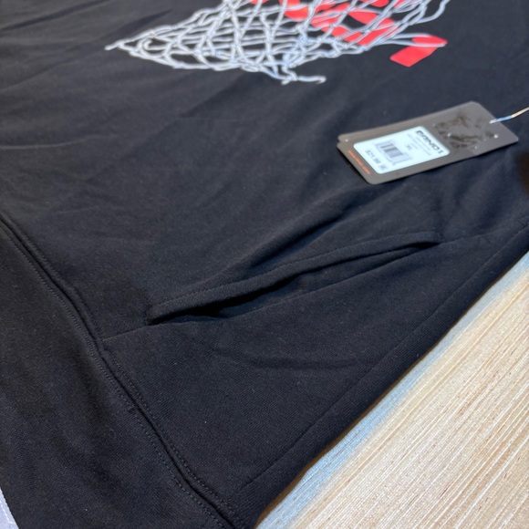 And1 Black Hoodie with Red and Gray Design - Picture 4 of 14